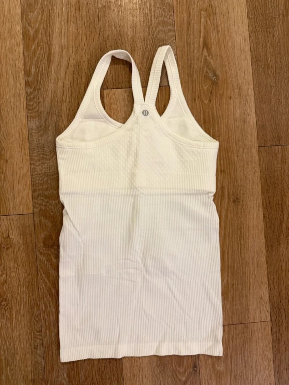 Lululemon Ribbed Tank Top - Cream - Picture 2 of 2